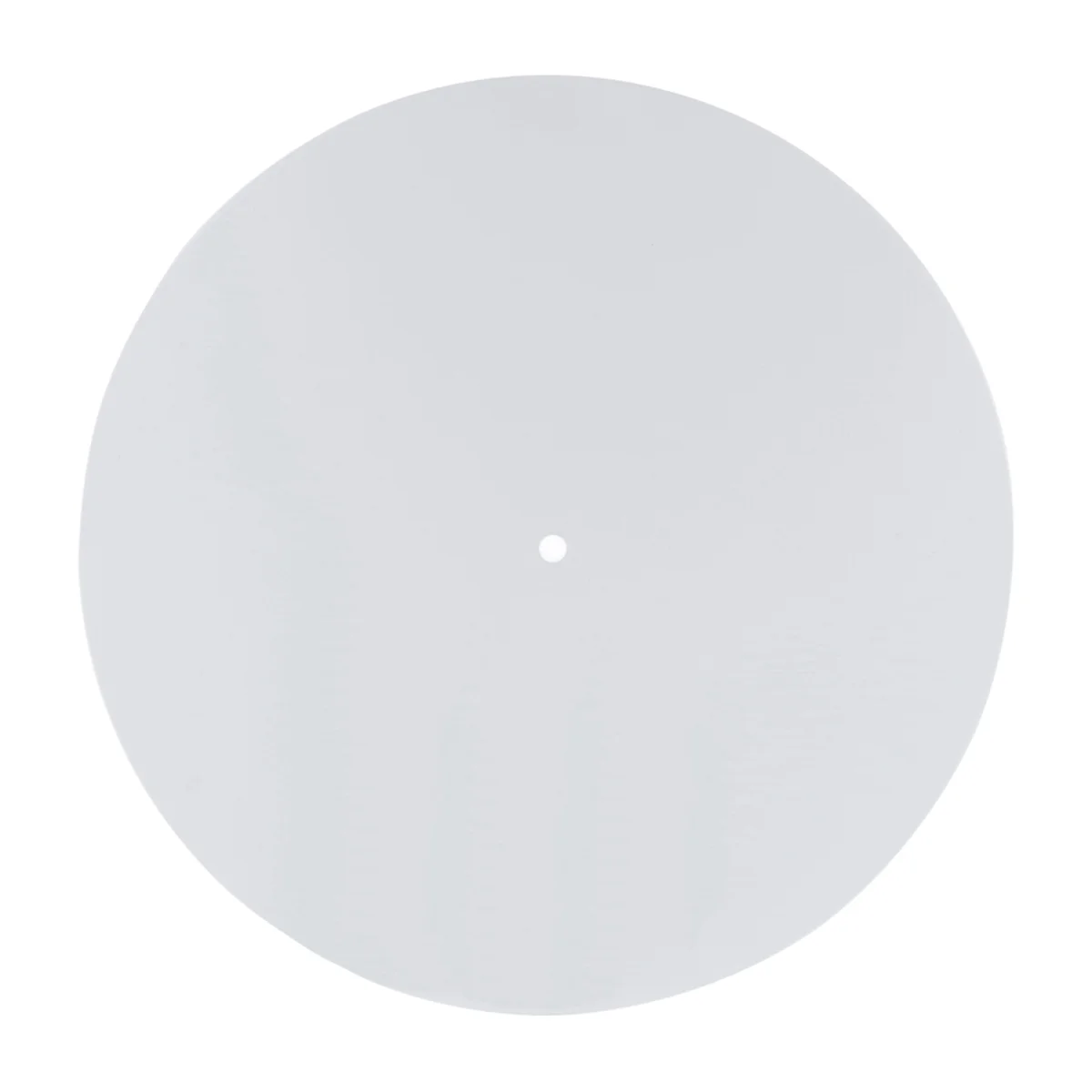 Acrylic Turntable Mat Reduce Static Dust Noise Replacement Record Platter Slipmat for 12 Inch Record Player White