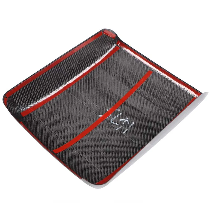 For Jaguar F-Type 13-25 Real Carbon Fiber Car Armrest Box Rear Decorative Cover Protection Car Interior Upgrade Accessories