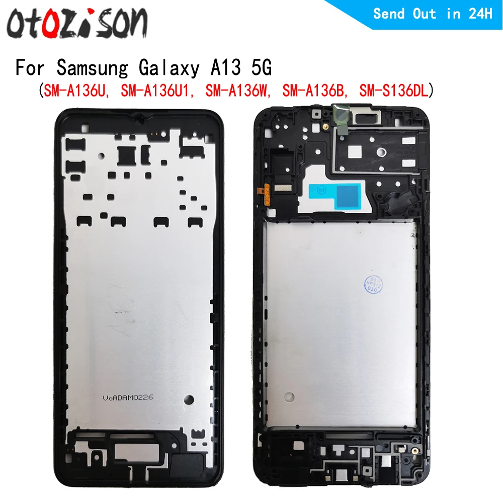 Housing Middle Frame LCD Bezel Plate Panel Chassis For Samsung Galaxy A13 4G 5G A135 A136 Phone Middle Frame