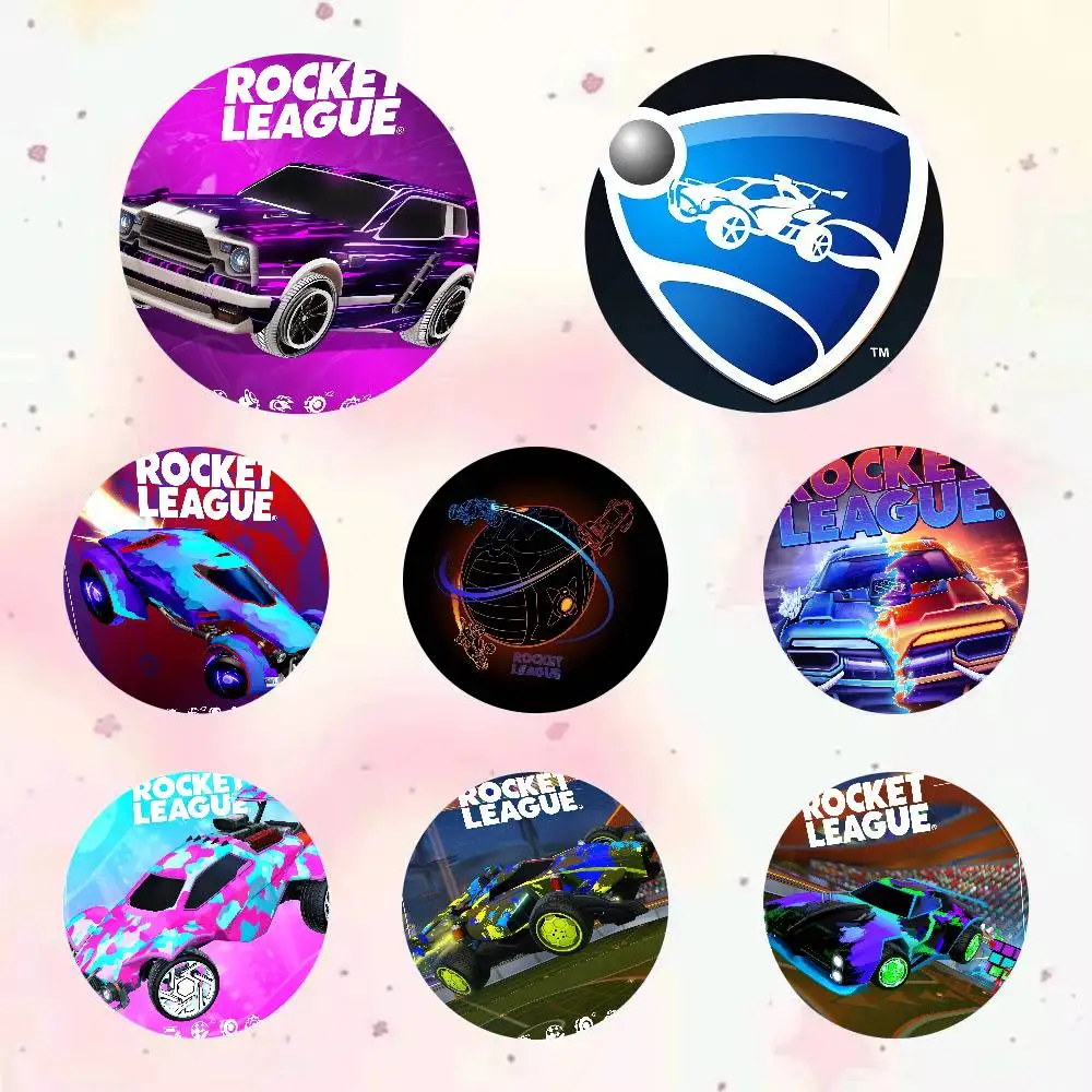 Game Rocket League Anime Manga Pins Cartoon Badge Backpack Clothes Collar Lapel Pin Jewelry Accessories