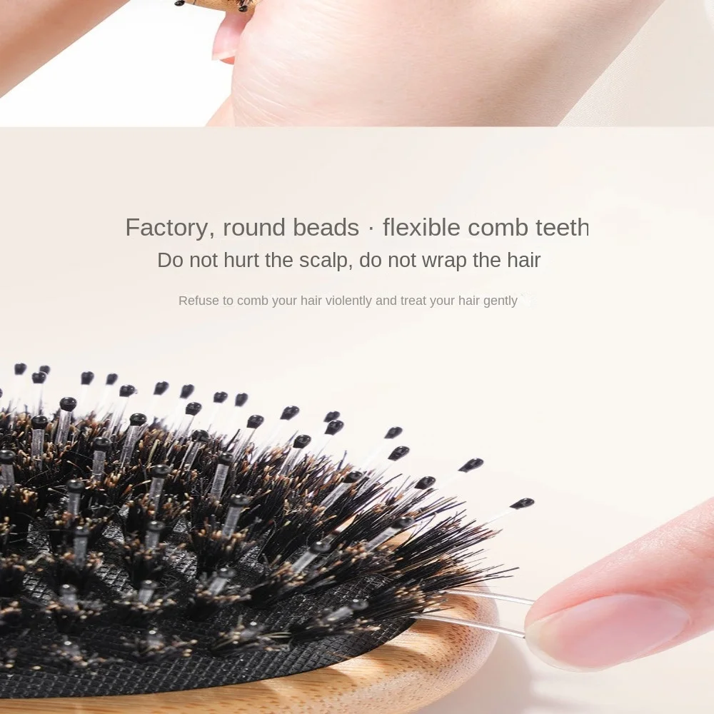 Head Meridians Hair Brush Fashion Beauty Hairstyle Bamboo Massage Comb Hair Care Women