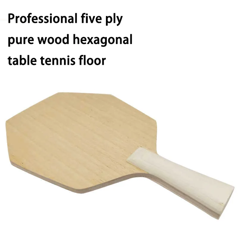 

Original Hexagon 5 ply wood professional Table Tennis Blade FL Grip table tennis bat signature blade