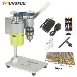 Mini Bench Drill Press Portable Bench Mini Drilling Machine Mini Benchtop Drill Press DIY Wood Metal Electric Bench Drill Stand