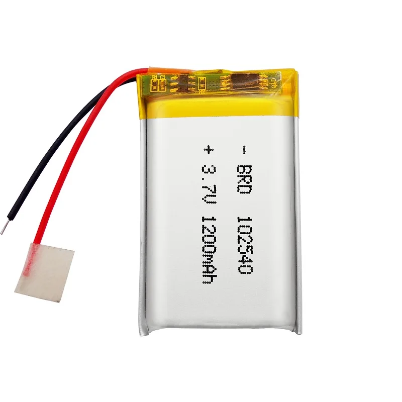 102540 3.7V 1200mAh Rechargeable Li-Polymer Li-ion Battery For Mp3 Mp4 Mp5 Toys DVR GPS PDA Tools LED Ligts Lamps 982438 102541