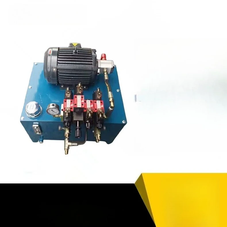 Multi-valve small hydraulic station system 0.75/1 5/2.2/4kw pump station