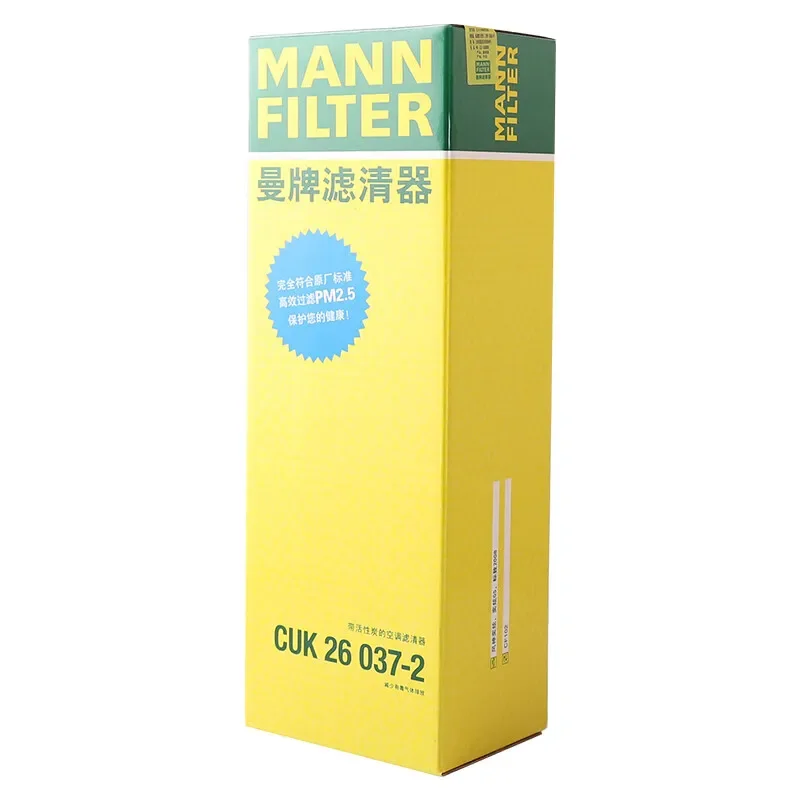 

MANNFILTER For PEUGOET 208 2008 e208 2019 - Present 1.2 1.6 1.5 BlueHDI C4 III CUK26037-2 Cabin Filter 9833351080 CUK26025-2