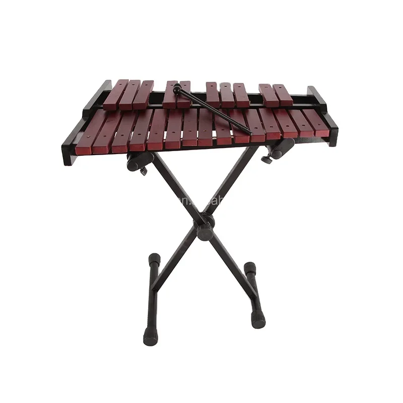 Percussion Marimba 25 Notes with Wooden Music Stand Xylophone