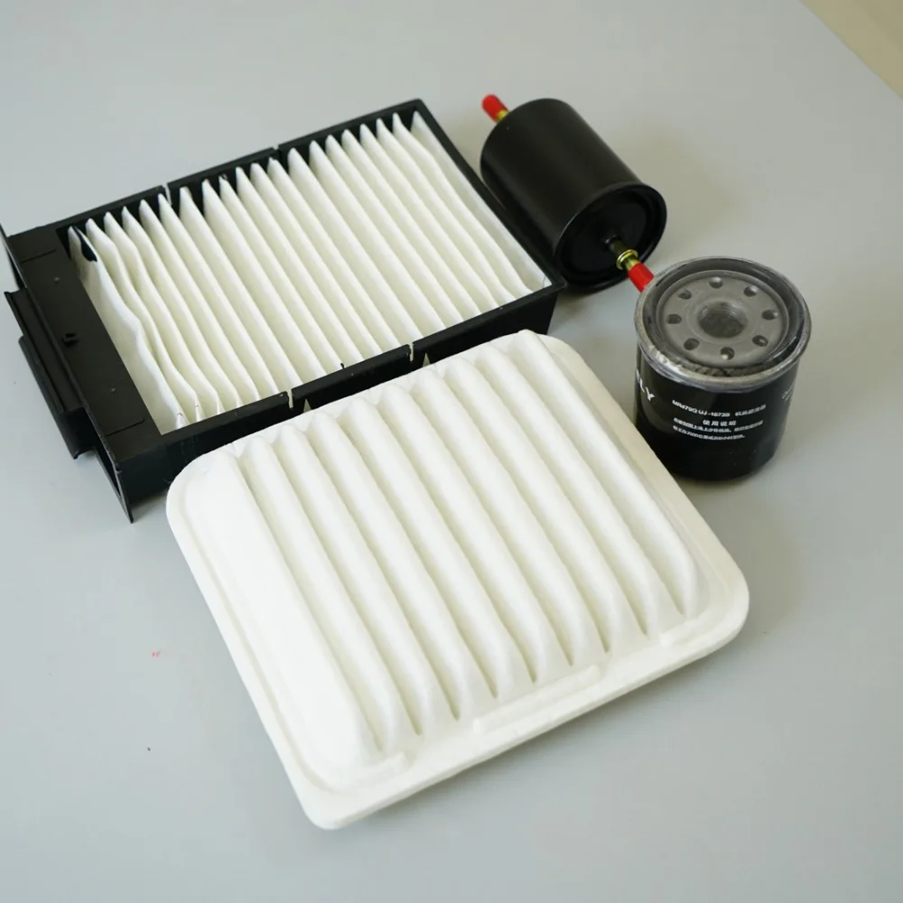 for Geely LC air filter+ cabin air condition+ gasoline + Oil filter four filters