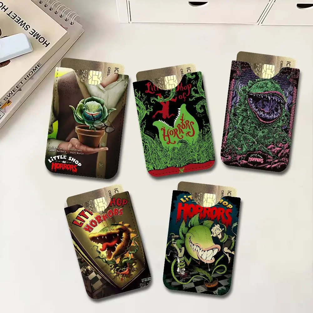 Little shop of Horrors New Leather Card Small Retro Cowhide Coin Purse Men/Women Luxury Card Holder view 5