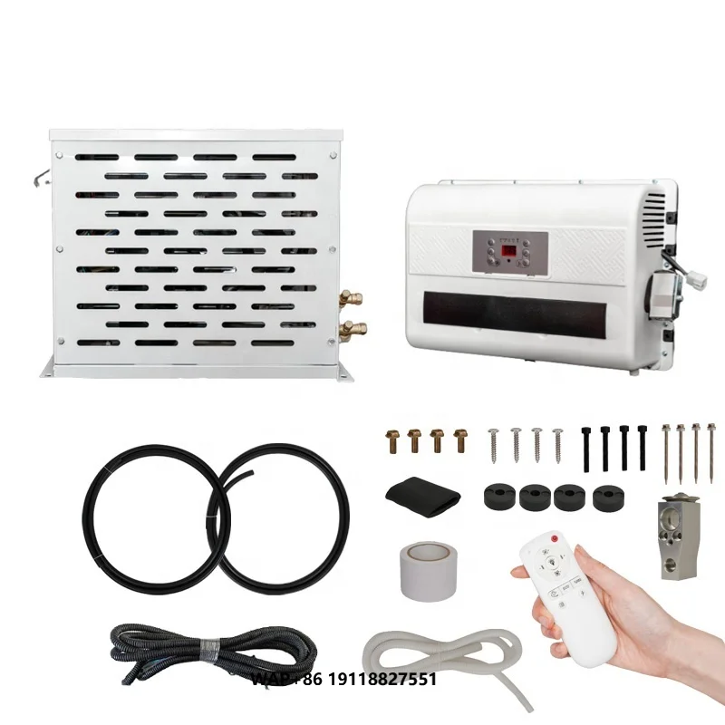 Climatizzatore da parcheggio Dc 12V 24V Condizionatore d'aria Cabina Sleeper Tipo diviso Condizionatore per camper TRUCK Camper Furgoni RV