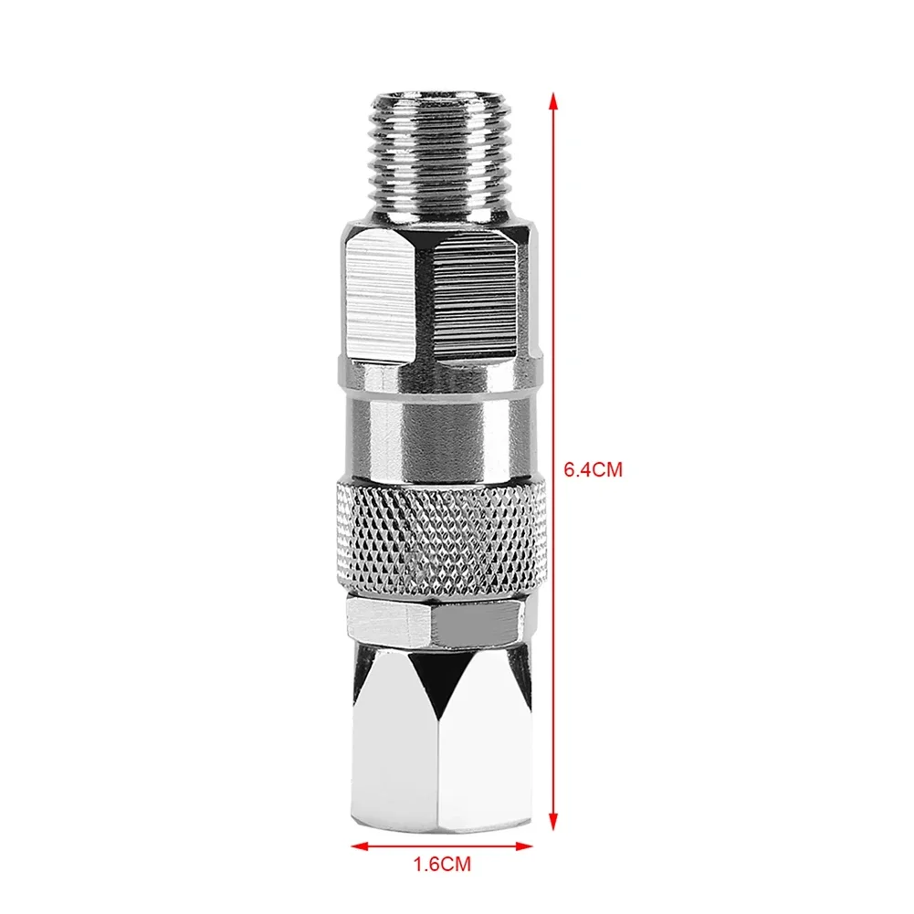 Airless Paint Sprayer Swivel Joint 1/4 inch Stainless Steel 360 Degree Rotation for Smooth and Flexible Operation