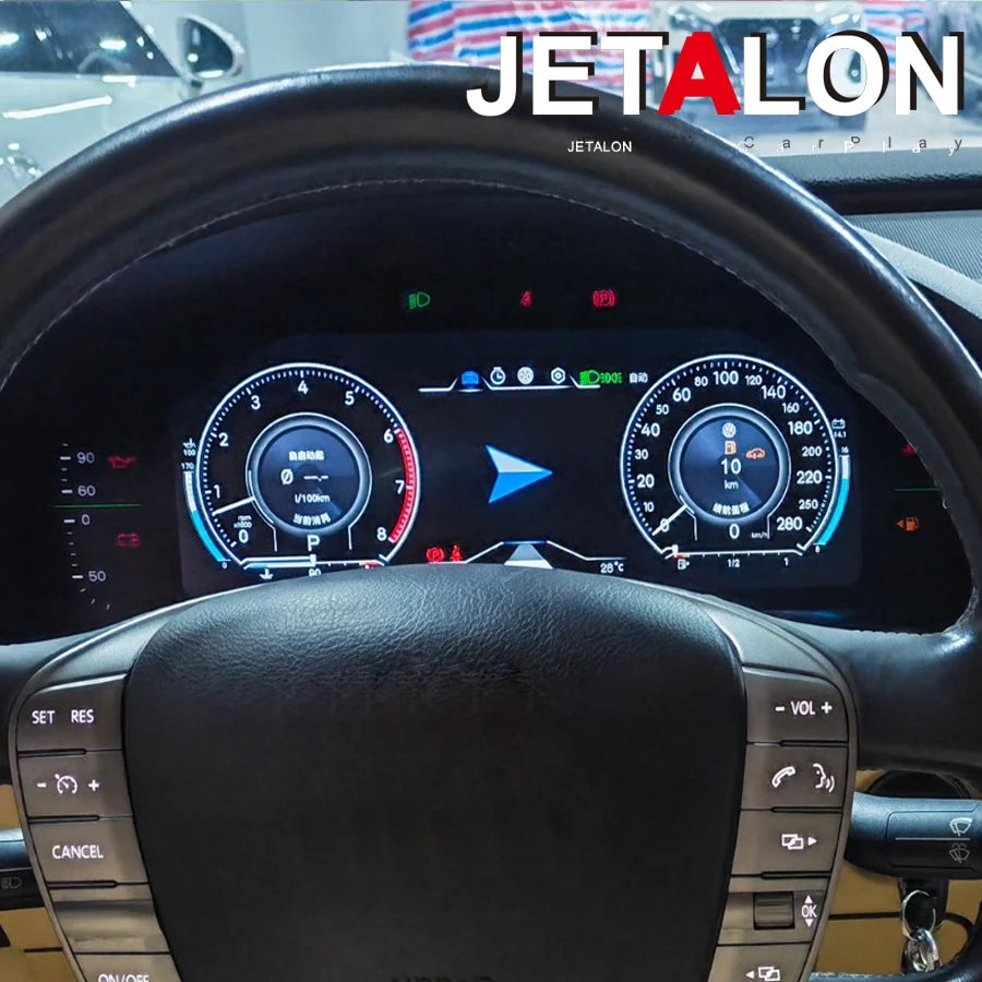 12.3''Virtual Cockpit Digital LCD Instrument Cluster Speedometer Dashboard Screen For Volkswagen Phaeton 2004-2015 Plug and Play