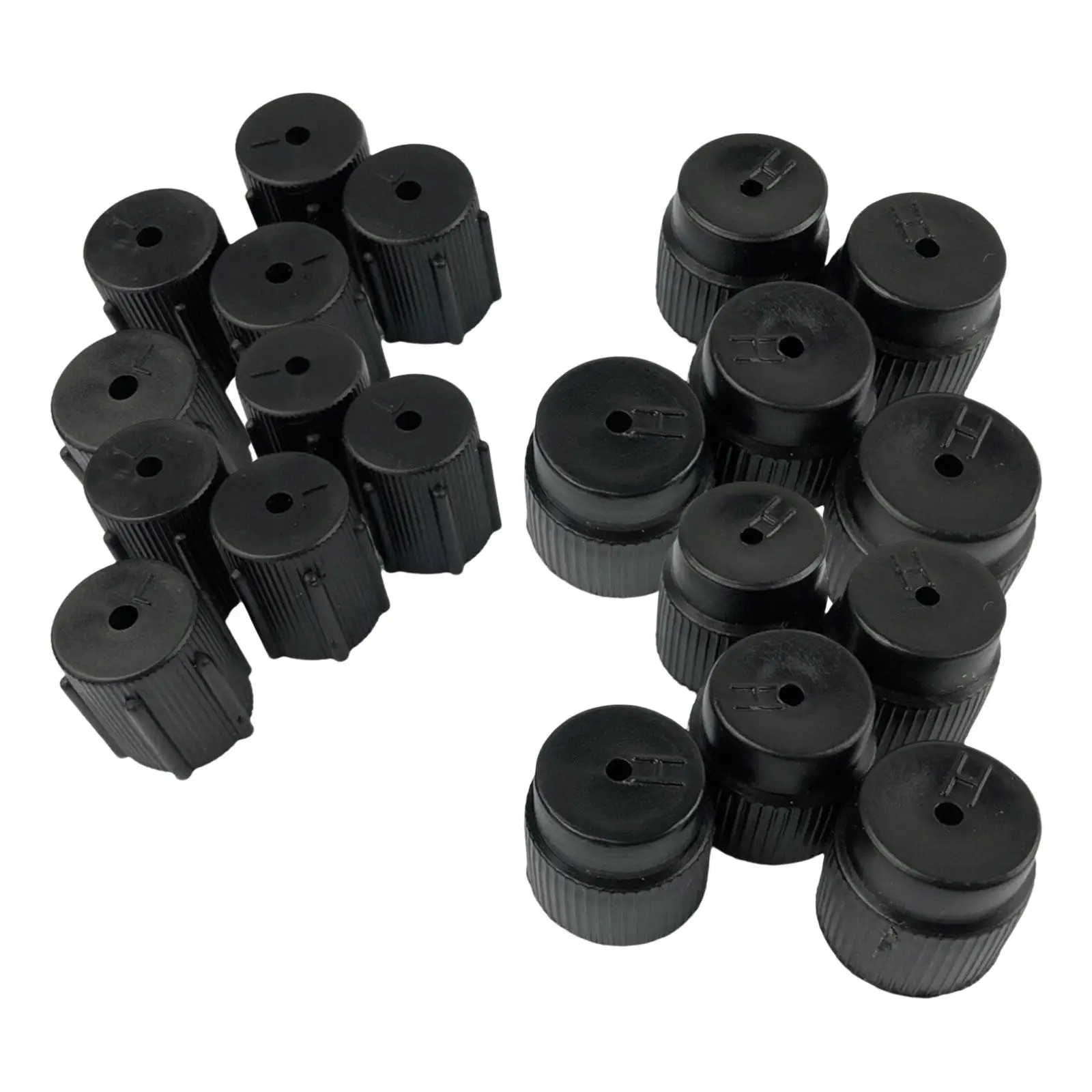 

20Pcs Air Conditioning Valve Caps Easy to Use Leakproof Hat Universal AC Cap
