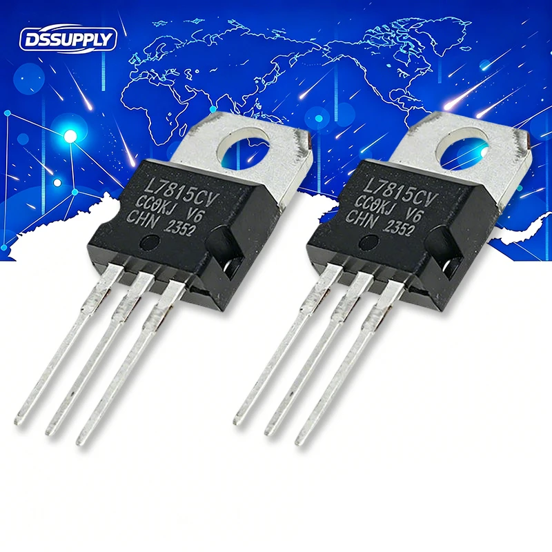 10Pieces L7815CV l7815 TO-220 7815 Stabilivolt Voltage-regulator Tube