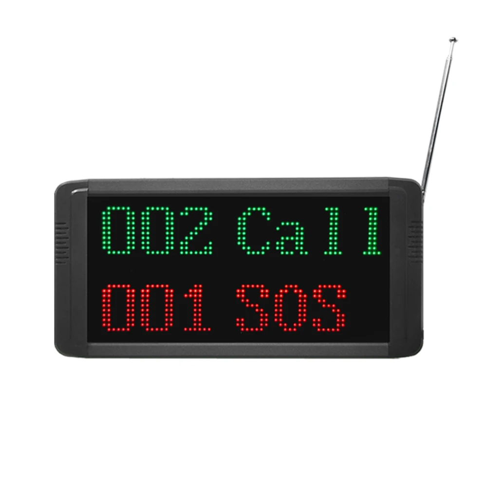 Nurse Call System Hospital Wireless Pager Button Display Receiver with Watch Wrist Clock