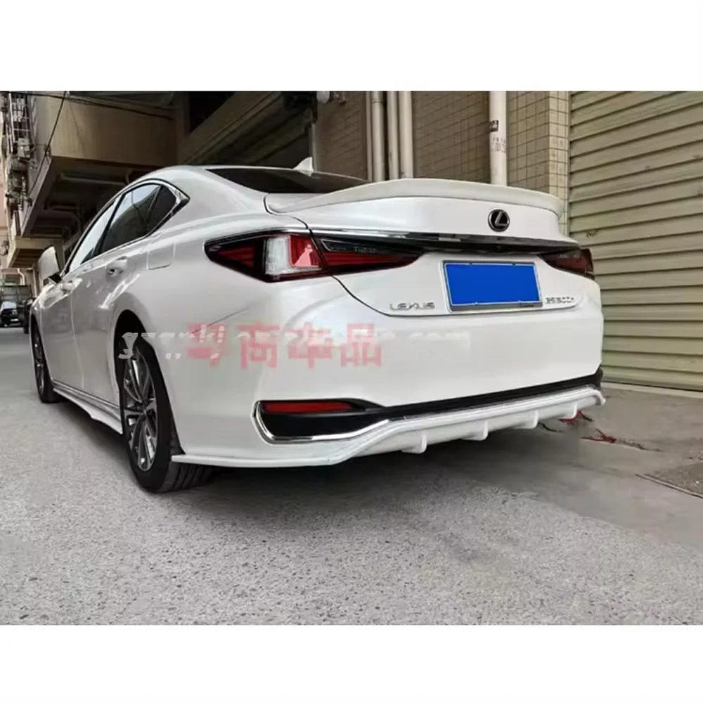 Black Spoiler Wing AR carbon fiber rear wing For 2018-2023 lexus ES200 ES260 / ES300h rear spoiler Trunk Trim Affix Stick