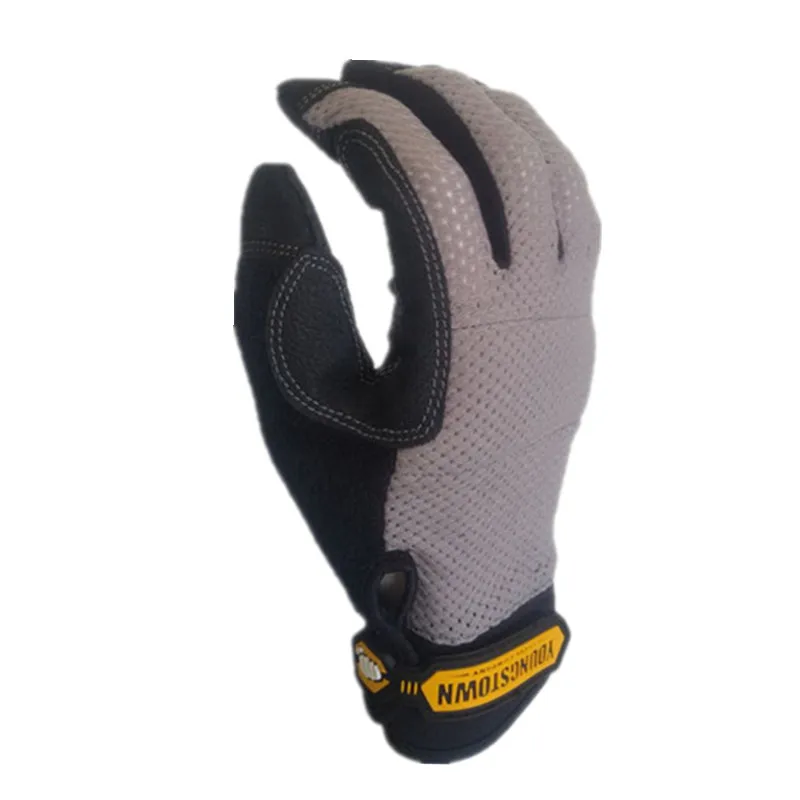 Genuine Highest Mesh Quality Performace Extra Durable Puncture Resistance Non-slip  Working Gloves(Small-XXX-Large,  Grey)