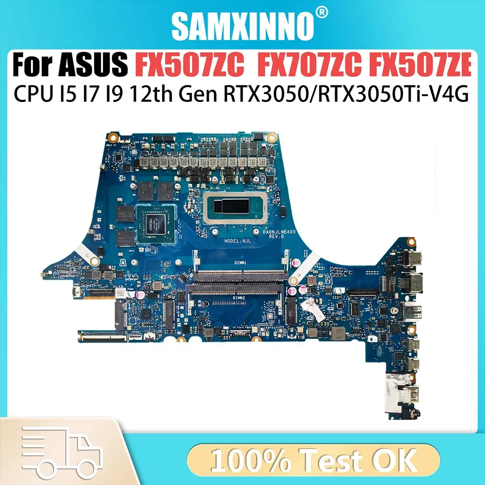 

FX507ZC Mainboard For ASUS FX707ZC FX507ZE FX707ZE FX517ZC FX517ZE TUF507Z TUF517Z FX507Z FX517Z Laptop Motherboard V4G