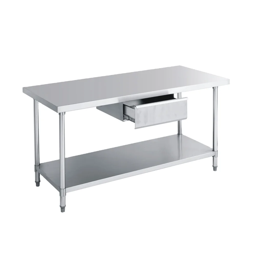 BV600-150A High Quality Wood Worktable Stainless Steel Sink for Restaurants Hotels Kitchens Factory Price