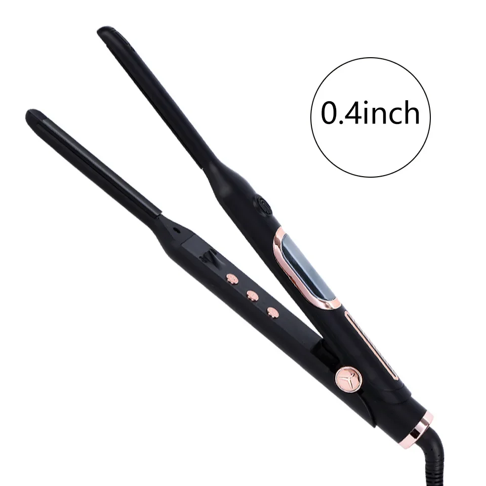 Best Seller Narrow Plate Hair Straightener Bangs Mini Hair Straightener Small Splint Dual-purpose Men Do Not Hurt Hair Portable