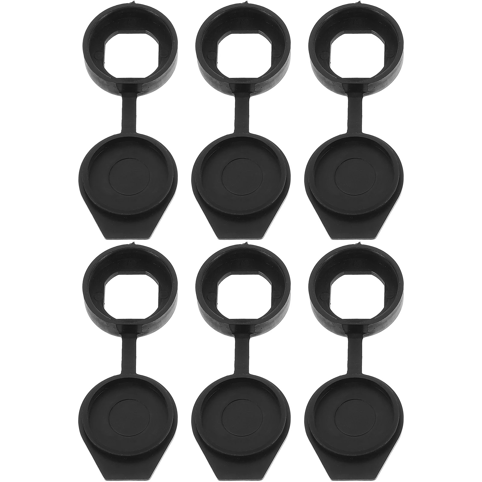 

6pcs Waterproof Cover Door Lock Dust Blocker Plastic Charging Port Plug Scooter Rainproof Outdoor Protection