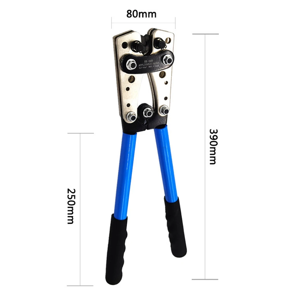 HX-50B Crimping Pliers 6-50mm²/AWG22-10 Tube Terminal Crimper Hex Crimp Multitool Battery Cable Hand Tools Cold-press Terminal