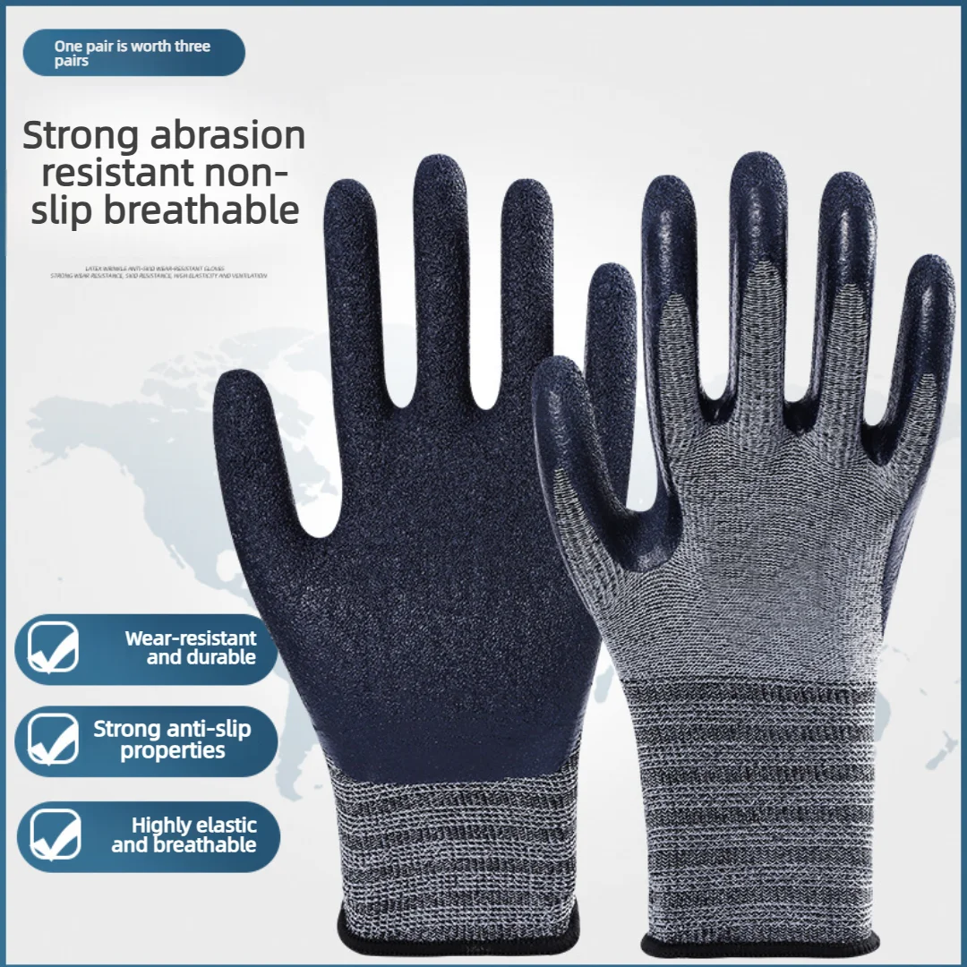 

Latex foam,Anti-slip, durable, breathable, soft. Suitable for transporting and working on construction sites and gardenening