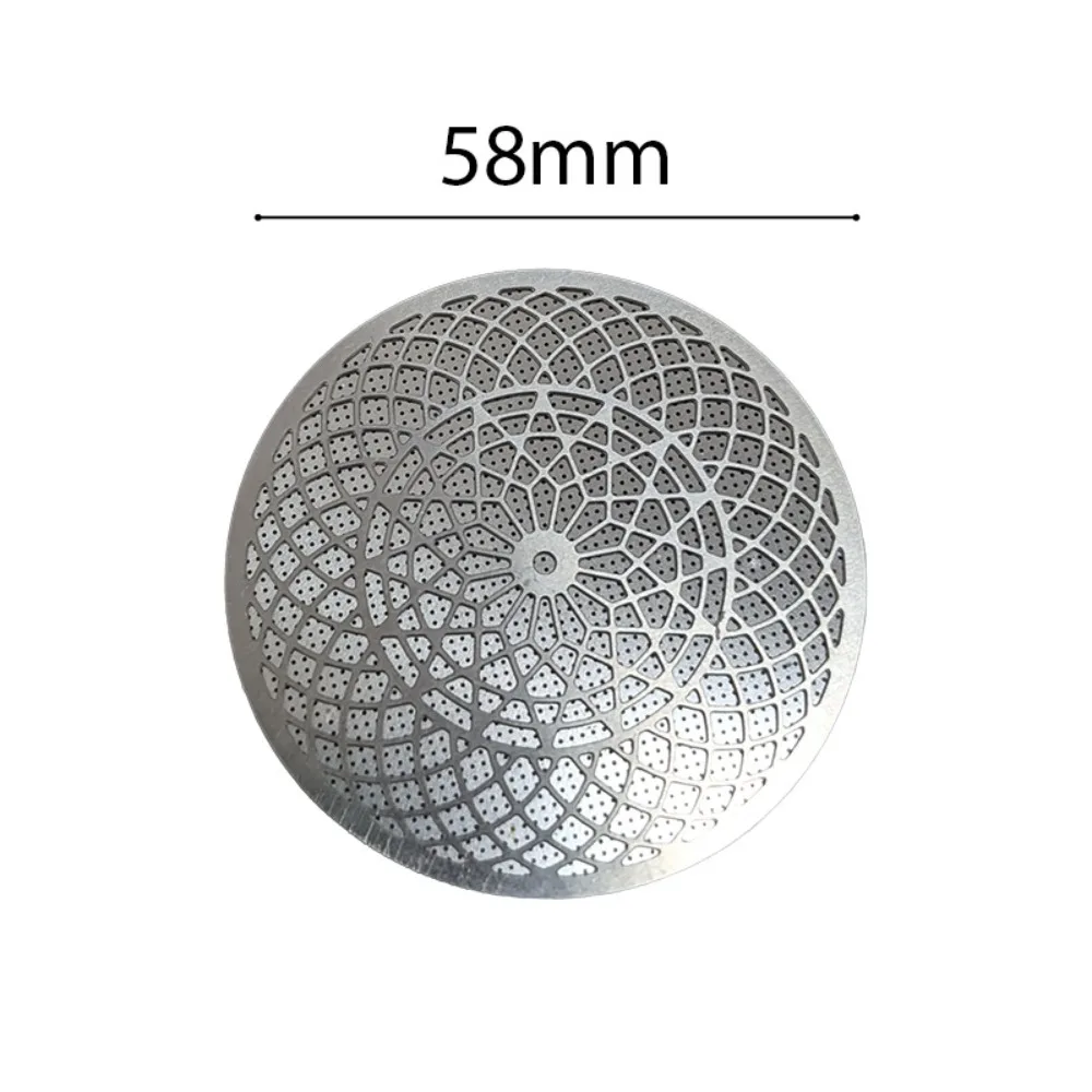 51/53/58mm Espresso Puck Screen Stainless Steel Reusable Dispersion Plate Easy Clean Even Extraction Portafilter Filter Screen