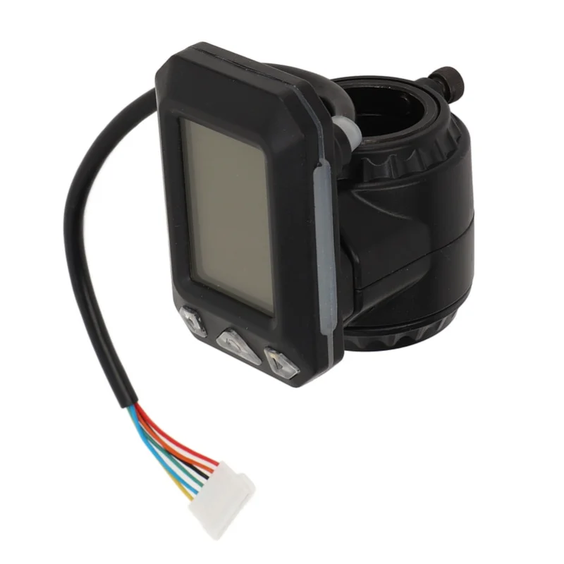 36V 6 Pins Electric Scooter Thumb Throttle Display Integrated Hall Thumb Throttle Display For 5.5-6.5 Inch Small Electric