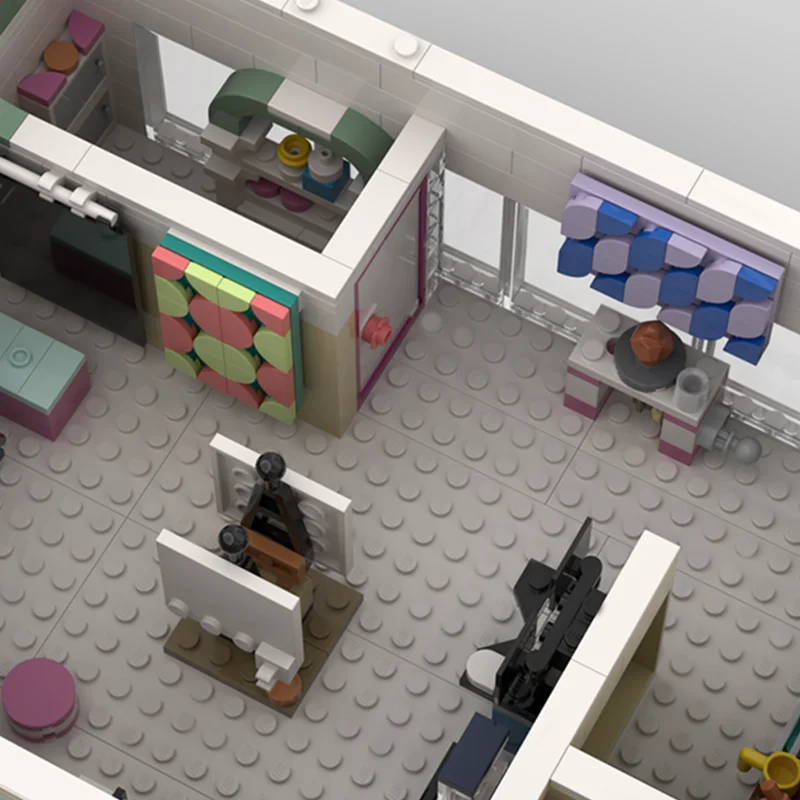 2738 قطعة برج الصداقة MOC نموذج وحدات اللبنات لعبة الهندسة المعمارية فكرة التعليم الطوب هدية الكريسماس عيد ميلاد الاطفال