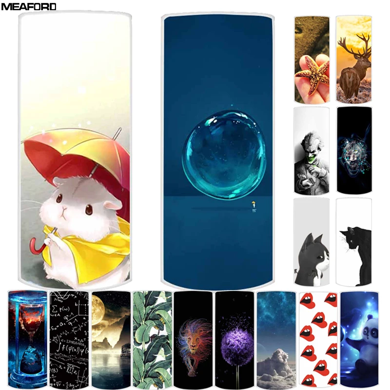 Capa para Nokia 105 4G 2023, Capa Protetora de Silicone TPU Transparente com Estampa de Gato Fofo, Antichoque, para NOKIA 105 4G 2021 e Nokia 205 2G