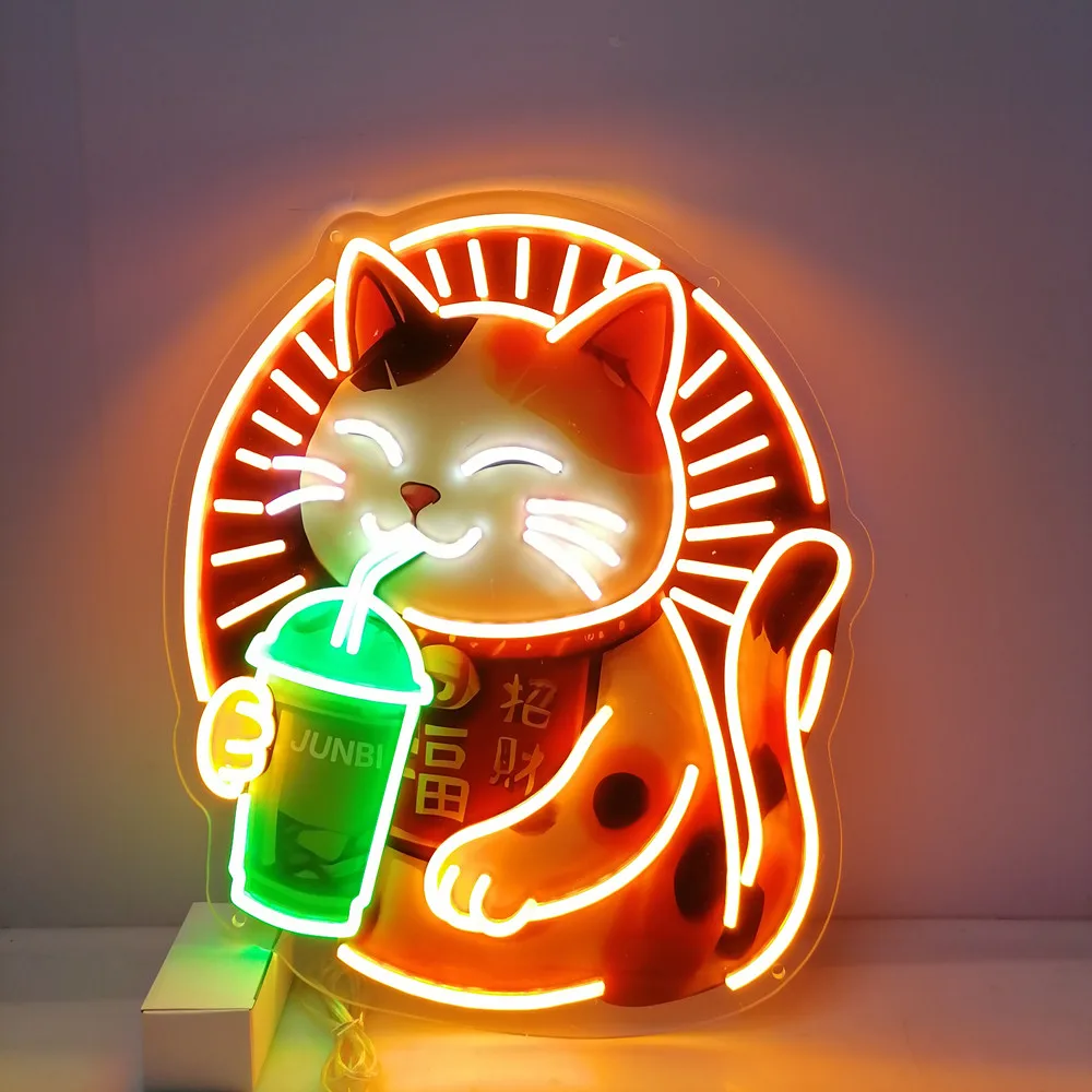 Custom Name Neon Sign for Bedroom Kids Room Wall Art Decor RGB Color Changing USB Powered Dimmable Light