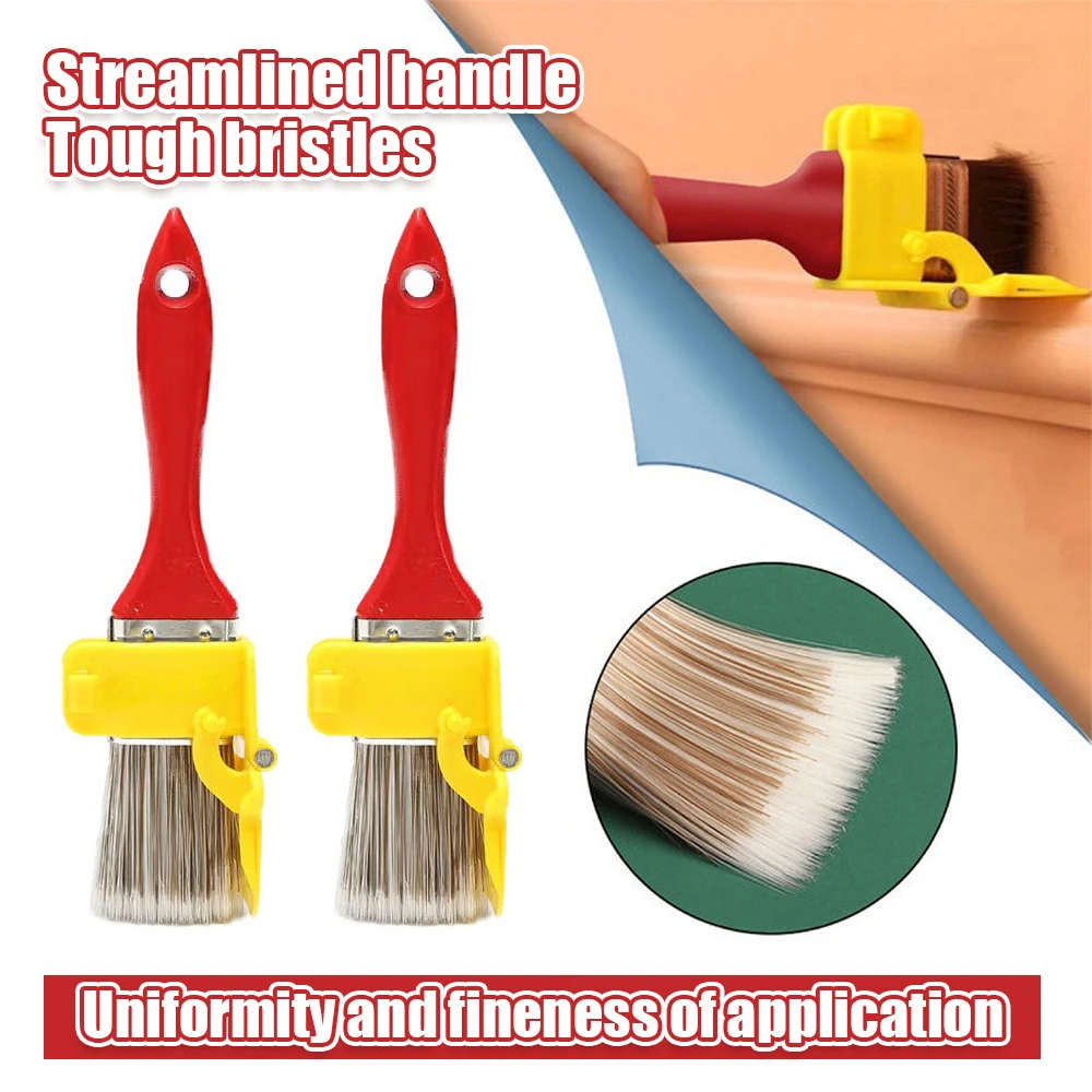 Multifunctional Edger Paint Brush Clean Pyramid Triangle Paint Pads Cut Profesional Latex Tool for Home Wall Corner Paint Tools