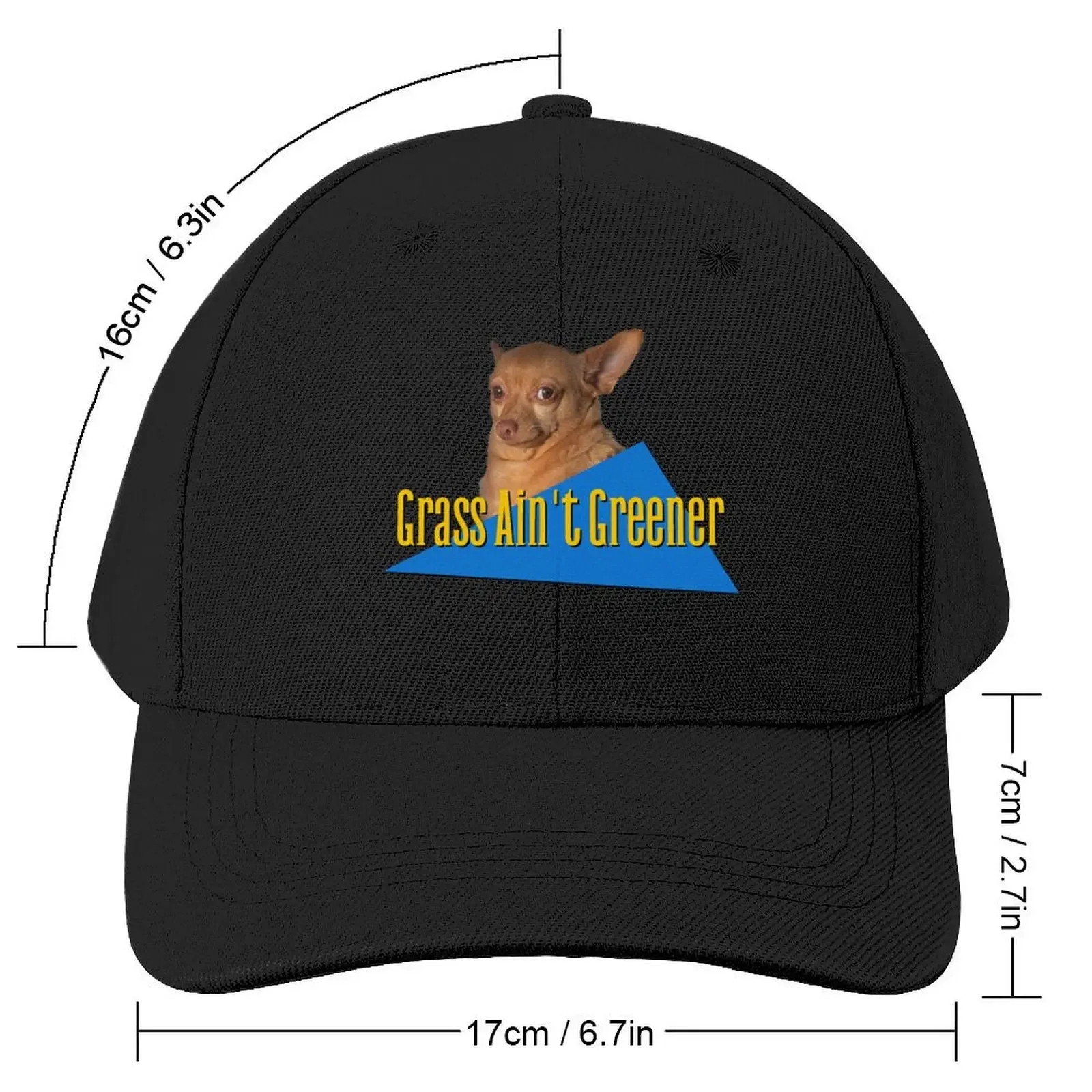 Grass Ain't Greener Mouse Baseball Cap Hat Baseball Cap Hat Man For The Sun Visor Streetwear Male Women's