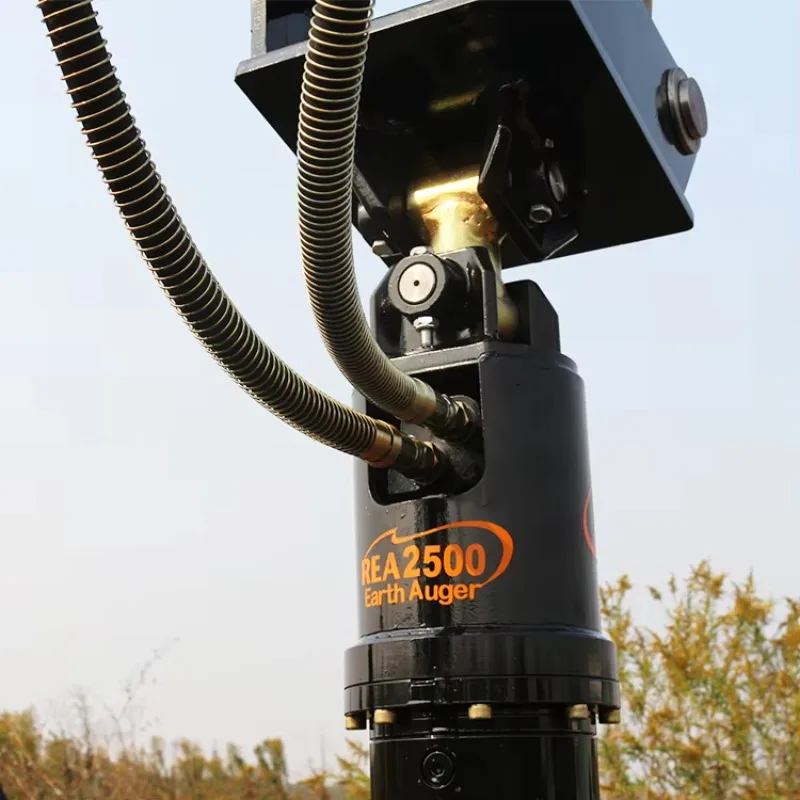 Brocas de rocha e solo duráveis e versáteis com motor e caixa de engrenagens para diversas aplicações ambientais