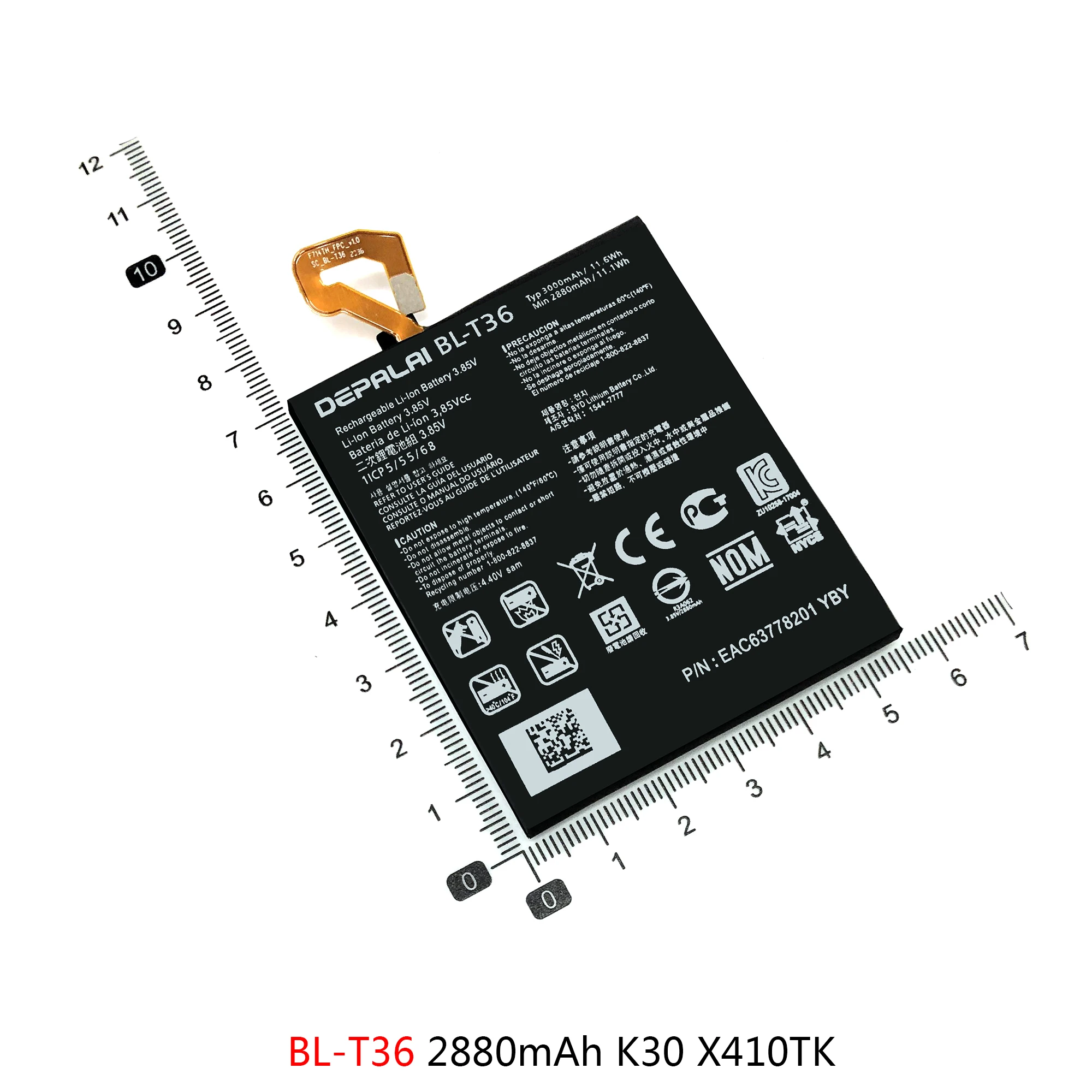 BL-T24 BL-T30 BL-T34 BL-T36 Battery For LG X-Power 2 K220 L64VL L63BL M320F M322 K10 V30 H930 K30 X410TK Batteries