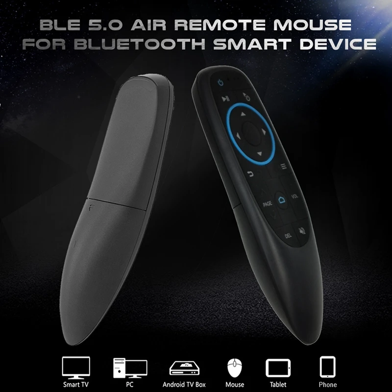 G10BTS Air Mouse Bluetooth 5.0 IR Learning Gyroscope Wireless Remote Control For Android TV Box X96