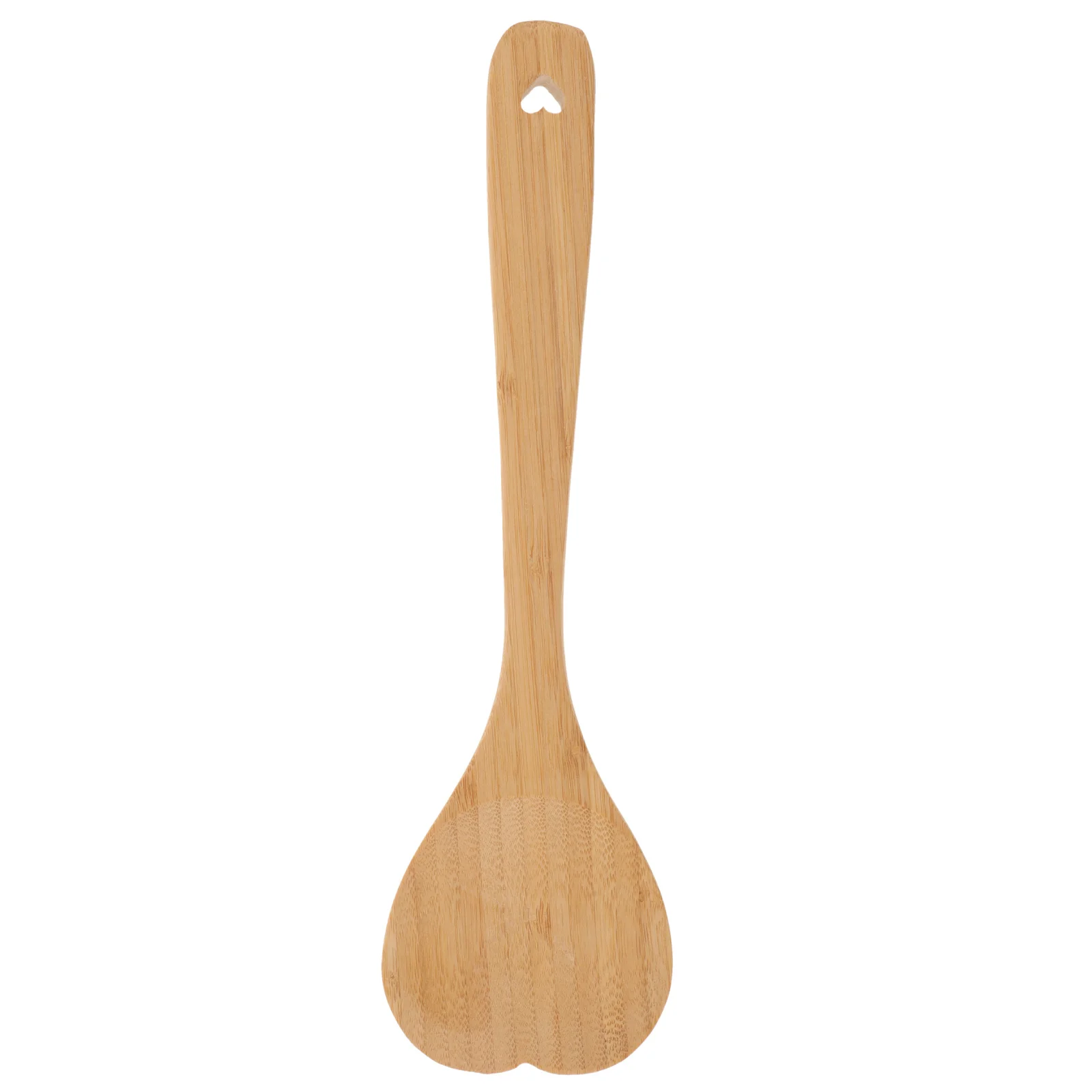 

Heart Shaped Bamboo Spoon Long Handle Mixing Spoon for Cooking Stirring and Serving Reusable Kitchen Tool Eco-Friendly Soup