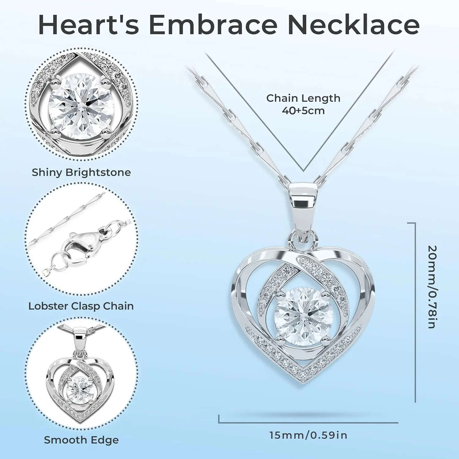 To My Wife Necklace From Husband Gift for Wives Beautiful Jewelry Forever Love Necklace Form Lover Husband for My Sweet Heart