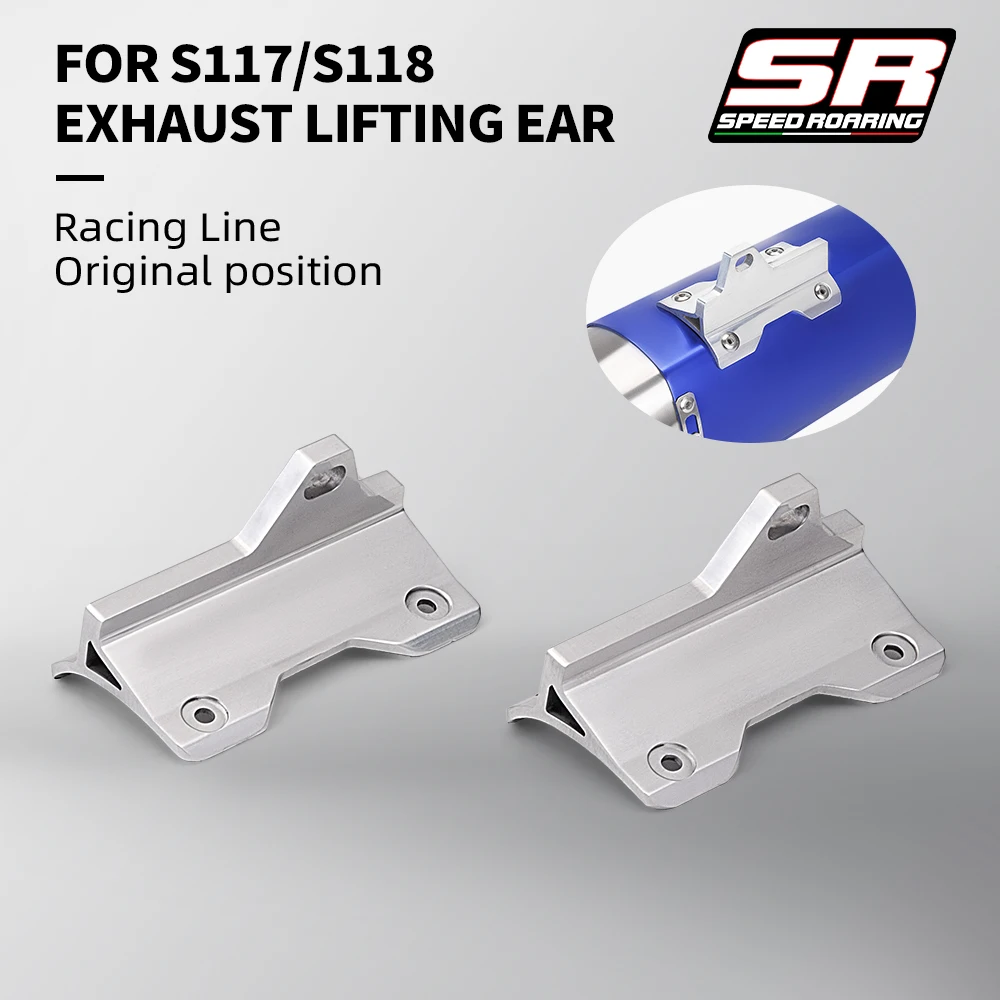 Aluminum Alloy Motorcycle Exhaust Pipe Bracket Clamp Support Mount Holder for FMF Mufflers Escape Moto