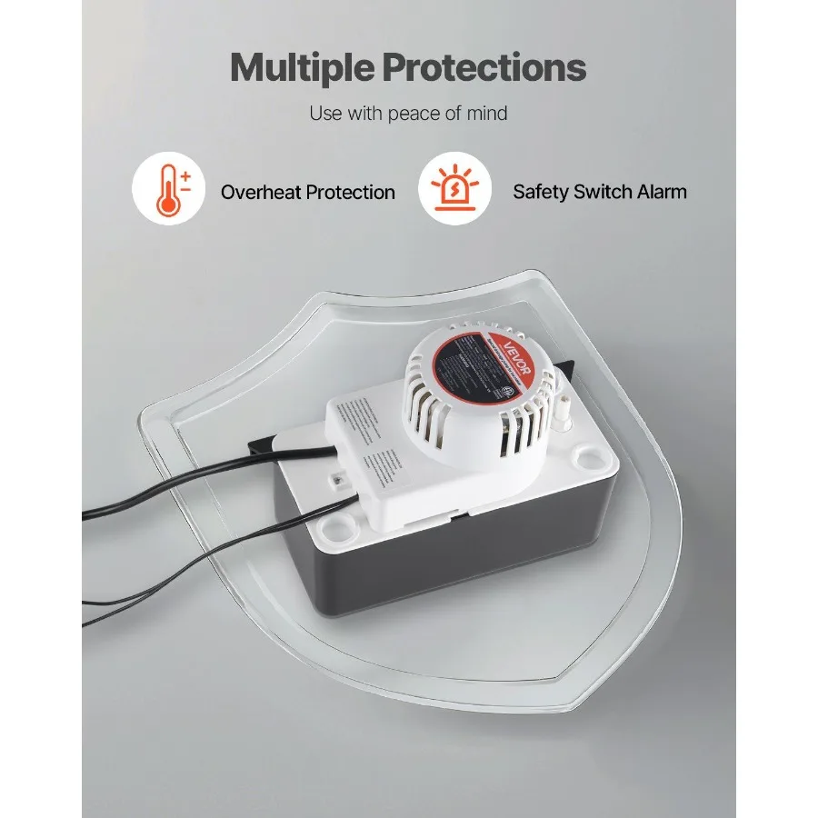 Bomba de condensação automática da bomba da remoção do condensado 1 50 HP 65GPH elevador de 15 pés