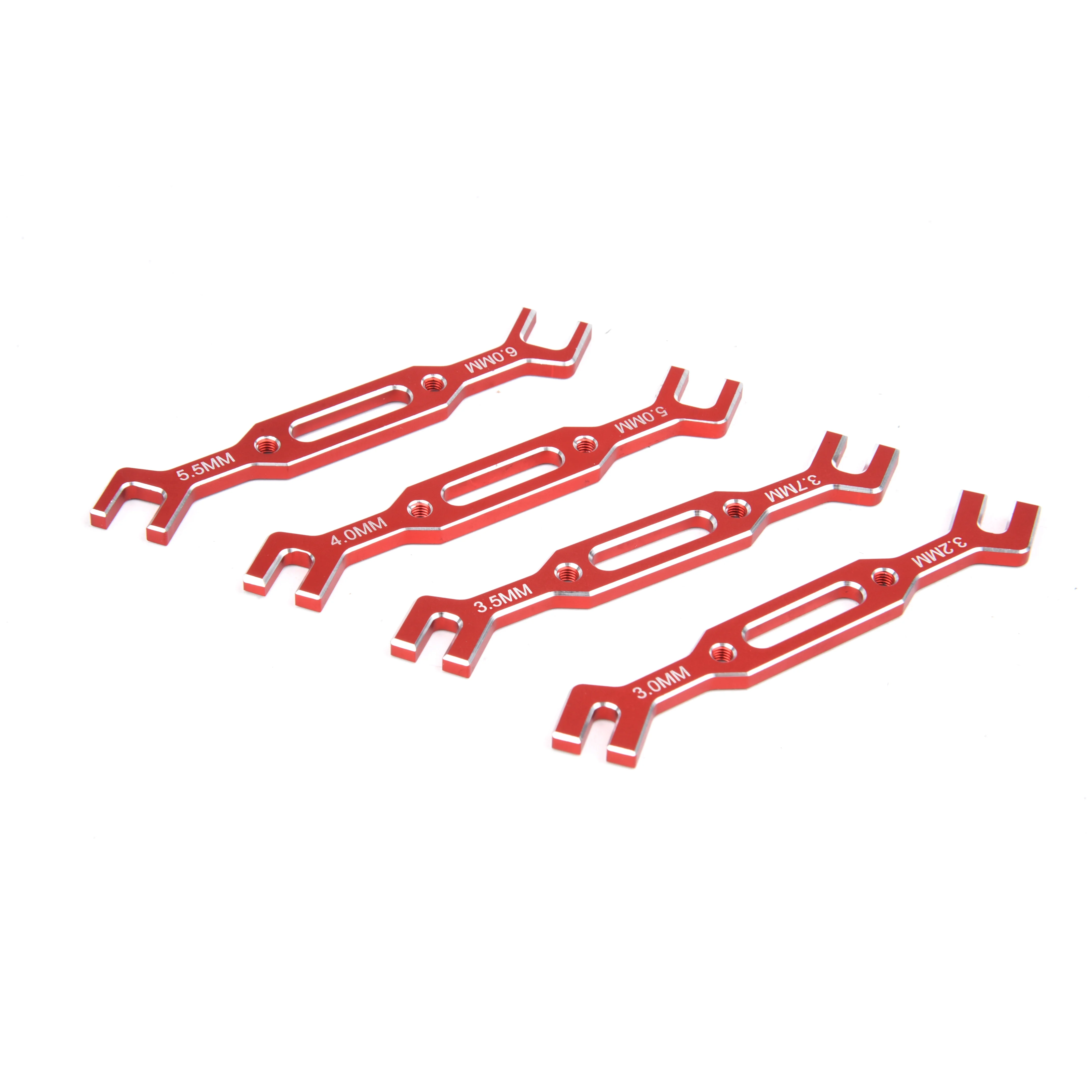 4 Stuks Wrench 3/3.2/3.5/3.7/4/5/5.5/6Mm Spanschroef Moer Ball End Joint Remover Universele Tool Voor Rc Auto Drone Boot