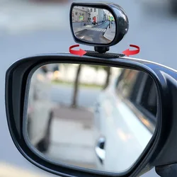 360 Degree Adjustable Wide Angle Side Rear Mirror Blind Spot Convex Mirrors for Car Reverse Parking Auxiliary Rear View Mirror