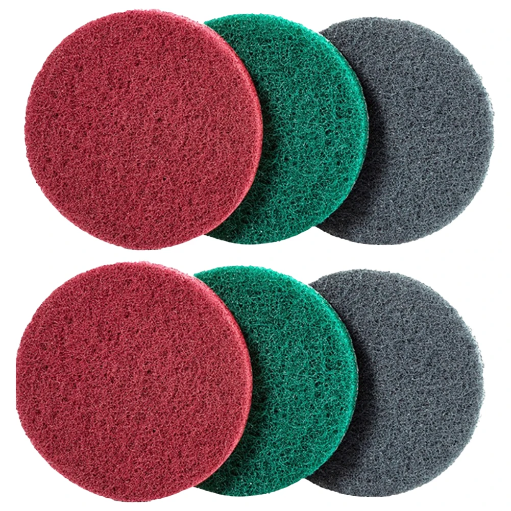 5Inch Cleaning Cloth Industrial Scouring Pads Nylon Polishing Buffing Abrasive Household Cleaning Tool For Bathroom Floor Tub