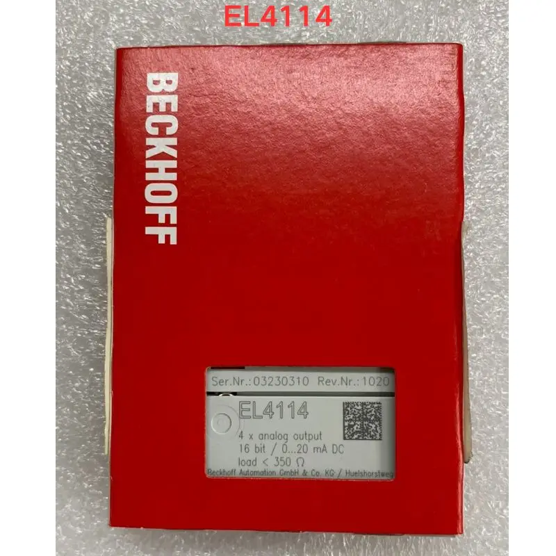 

New Beckhoff module EL4114