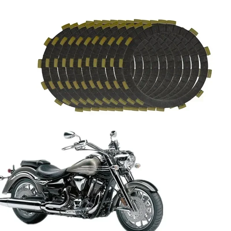 

Для Yamaha XV 1900 XV 1900 2006 # CP-0005 Запчасти для мотоцикла Детали двигателя Комплект фрикционных дисков сцепления Запчасти для мотоциклов Acsessories