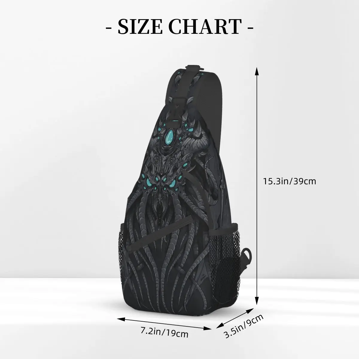 Cthulhu Crossbody Chest Bags Tentacles Pockets Travel Pack Messenger Sports Teens Shoulder Bag Unisex