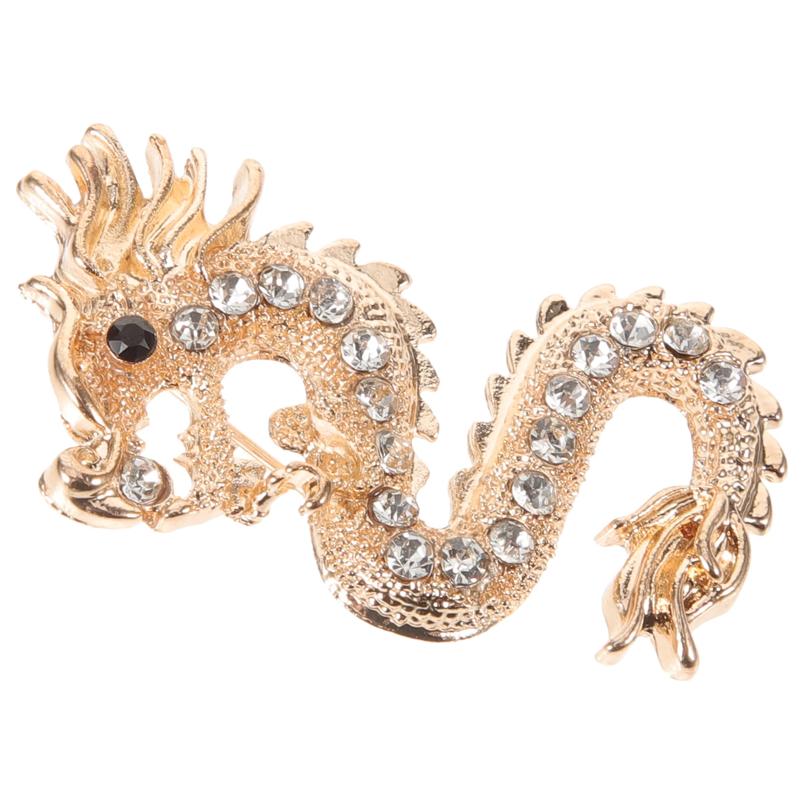

Dragon Brooch Delicate Chinese Style Retro Pattern Decoration Vintage Jewelry Corsage Clothes