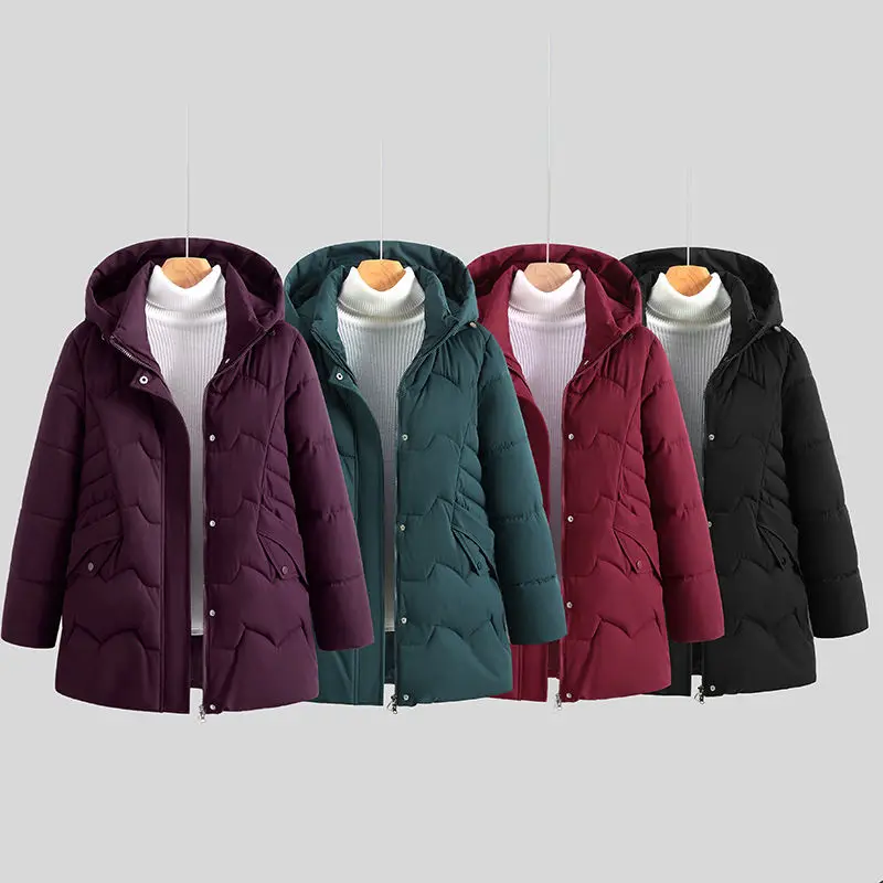 Chaqueta de mujer 2024 nuevo abrigo de algodón de invierno Parkas ropa acolchada de algodón corto coreano cuello levantado chaqueta gruesa de pan LX400