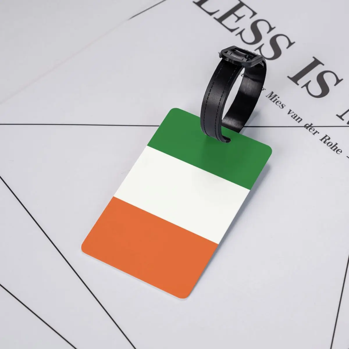 Ireland Flag Luggage Tags for Suitcases Fashion Baggage Tags Privacy Cover ID Label